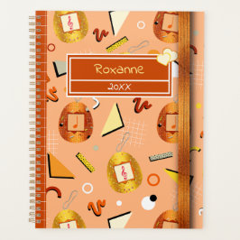Agenda Tamagotchi Naranja Kawaii