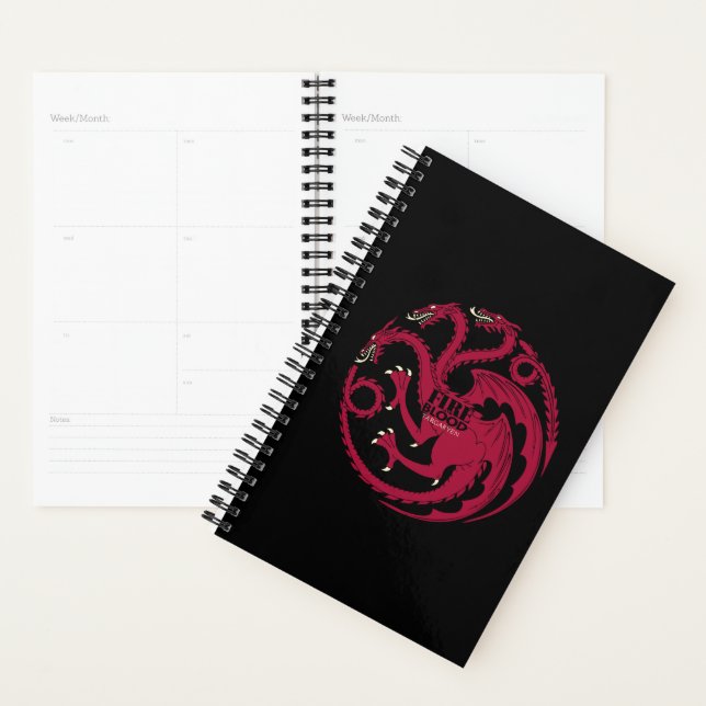 Agenda Targaryen Sigil - Fire & Blood (Demostración)