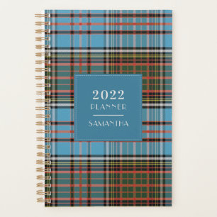 Agenda Tartán Anderson personalizado, año anual 2022