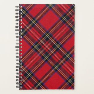 Agenda Tartán de Stewart rojo
