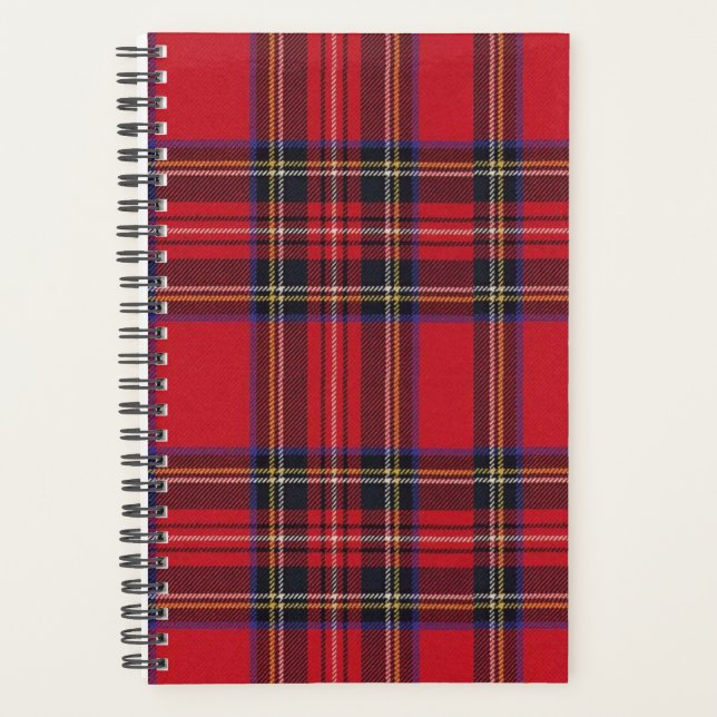 Agenda Tartán de Stewart rojo (Anverso)