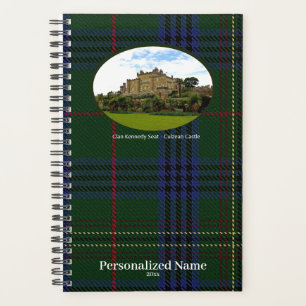 Agenda Tartan personalizado del Clan Kennedy escocés y Ca