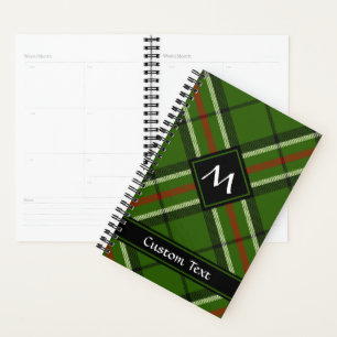 Agenda Tartán verde, negro, rojo y blanco
