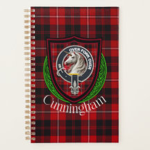 Tartan y Cresta del Clan Escocés Cunningham