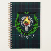 Tartan y Cresta del Clan Escocés Douglas