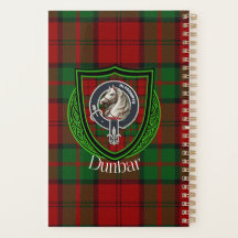 Tartan y Cresta del Clan Escocés Dunbar