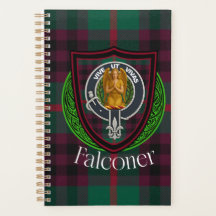 Tartan y Cresta del Clan Escocés Falconer
