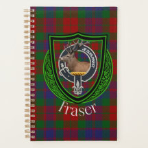 Tartan y Cresta del Clan Escocés Fraser