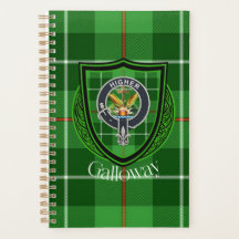 Tartan y Cresta del Clan Escocés Galloway