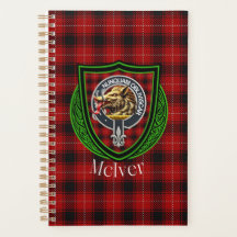 Tartan y Cresta del Clan Escocés McIver