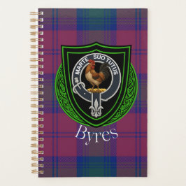 Agenda Tartan y Escudo del Clan Escocés Byres