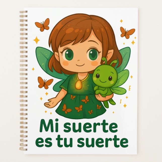 Agenda Tati & Gan Gan Planner - Para Escritores Sensibles (Anverso)