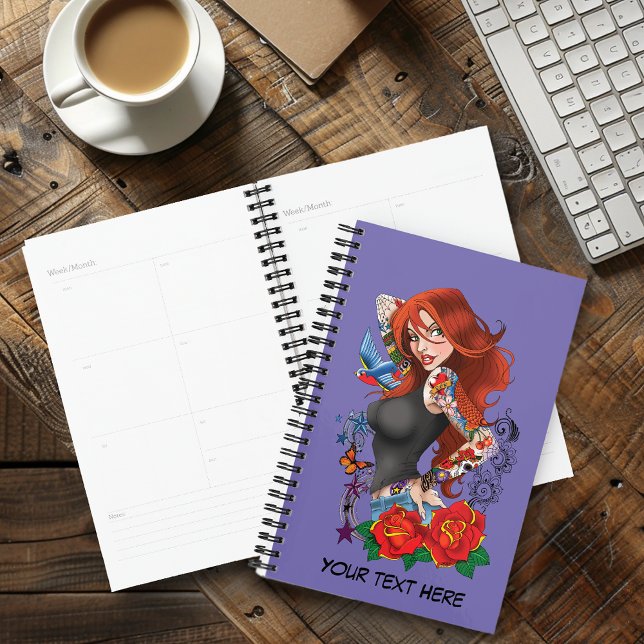 Agenda Tattoos de la mujer de Redhead (Subido por el creador)