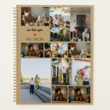 Te Amamos Collage de Fotos Familiares Personalizad