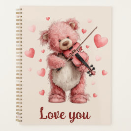 Agenda Te Amo Teddy con Violín