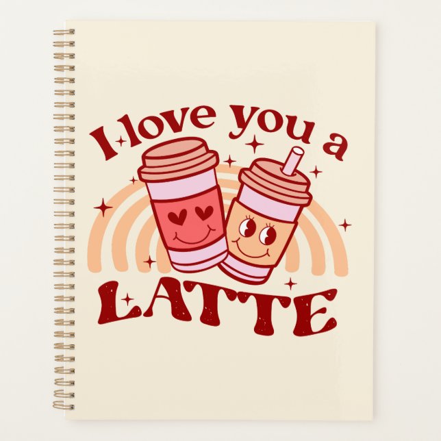 Agenda Te Amo Un Latte (Anverso)