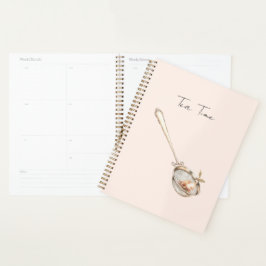 Agenda Té de la hora del té rosa rubor