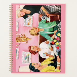 Agenda Té de la tarde de los años 50 Arte moderno de medi