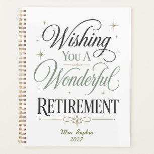 Agenda Te Deseamos Un Maravilloso Retiro Personalizado 