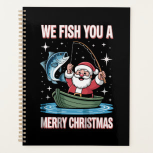 Agenda Te pescamos una feliz Navidad pescador Santa