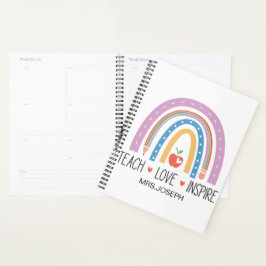 Agenda Teach Love Inspire Teacher 