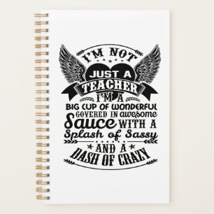 Agenda Teacher Planner Book Weekly Funny Regalos de Cumpl