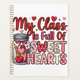 Agenda Teacher Sweet Heart Valentine's Planner