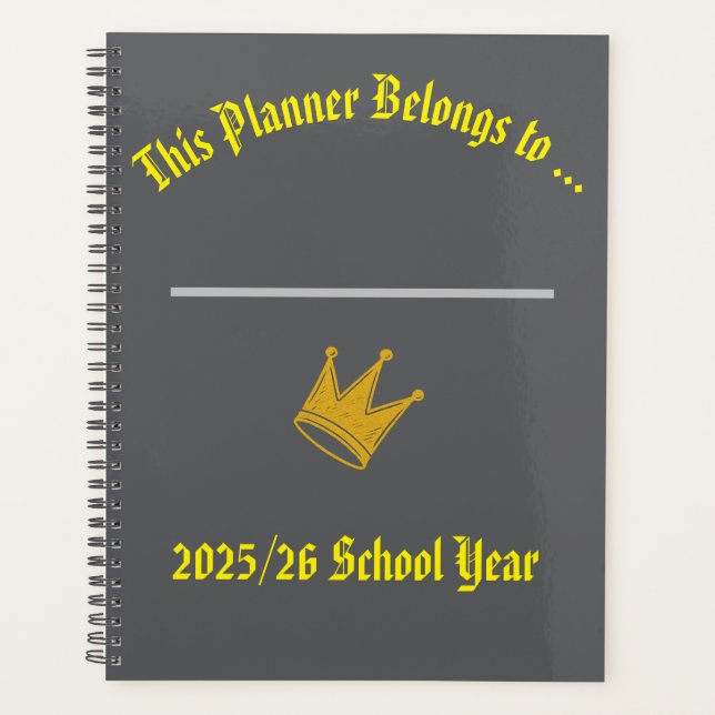 Agenda Teachers Planner with space for name (Anverso)