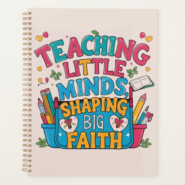 Agenda Teaching Little Minds Teacher's Planner  (Anverso)