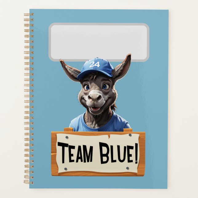 Agenda Team Blue - Vota demócrata (Anverso)
