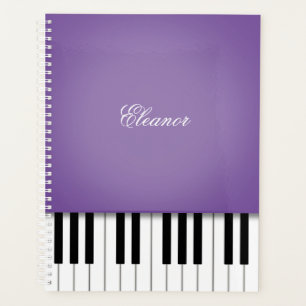 Agenda Teclado Purple Piano Music CustomIzed