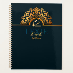 Agenda Técnica de uñas elegante y con clase