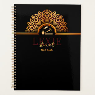 Agenda Técnica de uñas elegante y con clase