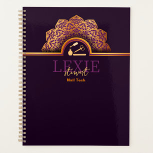 Agenda Técnica de uñas elegante y con clase