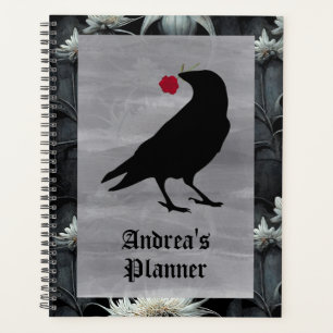 Agenda Tejido gótico sostiene personalizable de planifica