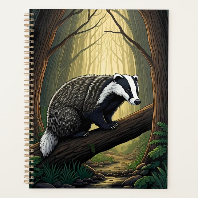 Agenda Tejón en Bosque Encantado (Anverso)