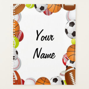 Agenda Tema de deportes personalizado