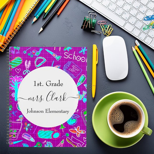 Agenda tema escolar personalizado del profesor lección (Subido por el creador)