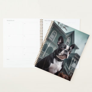 Agenda Temeroso susto de Halloween en Boston Terrier