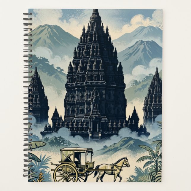 Agenda Templo hindú Prambanan Java Indonesia (Anverso)