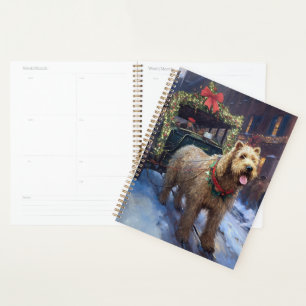 Agenda Temporada festiva de Navidad del Terrier Wheaten