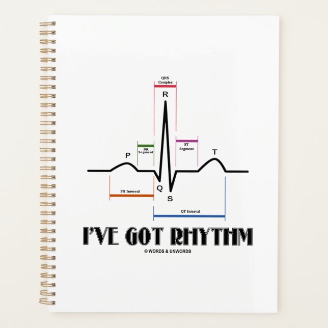 Agenda Tengo electrocardiograma ECG EKG de ritmo (Anverso)
