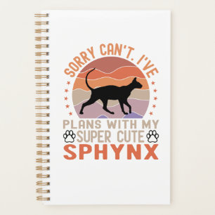 Agenda Tengo planes con mi gato Sphynx