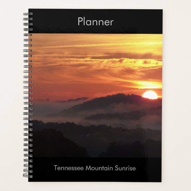 Agenda Tennessee Mountain Sunrise Planner (Anverso)