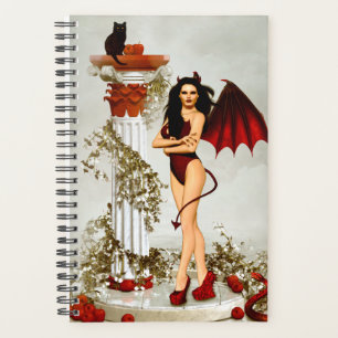 Agenda Tentación gótica de chica diabólica