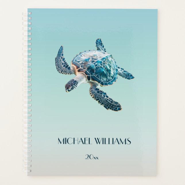 Agenda Tercer Dato De Tortuga Tortuga Costa Añadir Nombre (Anverso)