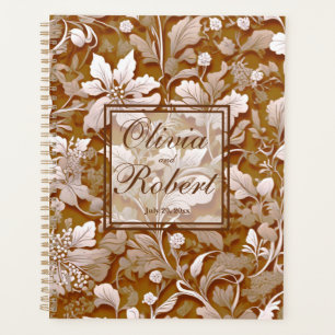 Agenda Terracota Naranja Quemado Botánico Boho