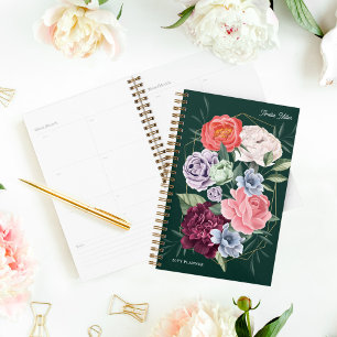 Agenda Terrario Botánico Jardín Floral Personalizado