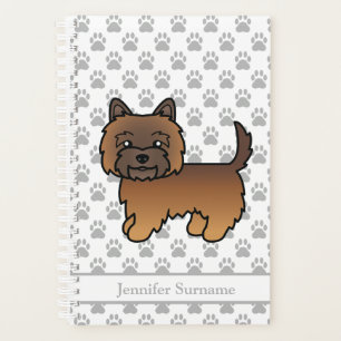 Agenda Terrier Cairn de Pelaje Atigrado Rojo, Perro Adora