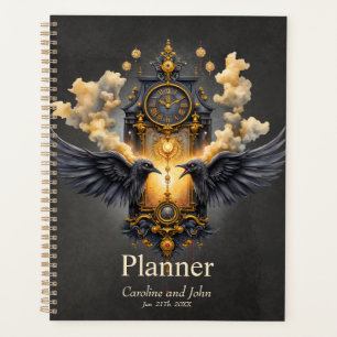 Agenda Testigos Eternos – Reloj del Destino Carmesí